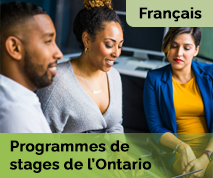Programme de stages de l’Ontario / Français